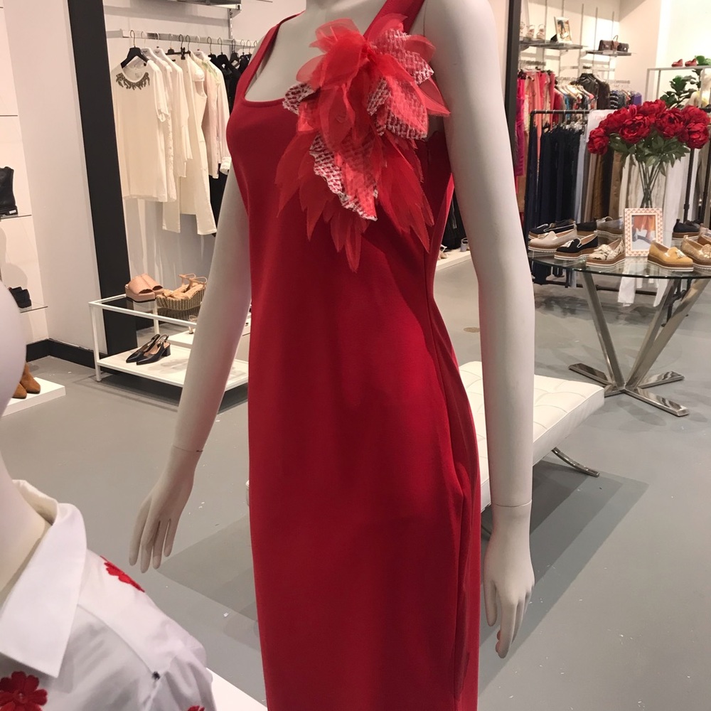 Red dress